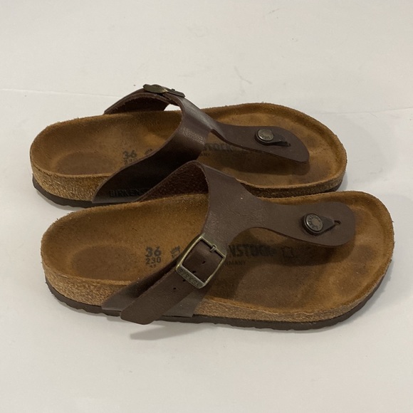 BIRKENSTOCK Gizeh Thong Brown Sandals Size 36 - Picture 8 of 13